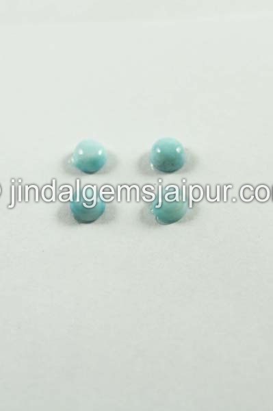 Larimar Smooth Round Cabochon
